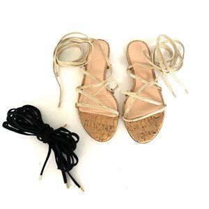 *Price Drop* Club Monaco Lace-up Sandals